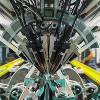 Machine &agrave; tricoter cha&icirc;ne Jacquard &agrave; double barre &agrave; aiguilles Raschel RDJ4/2