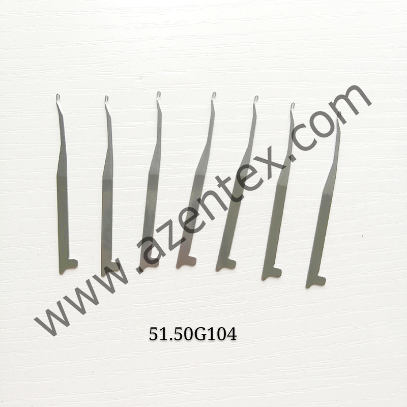 워프 편직기 복합 바늘