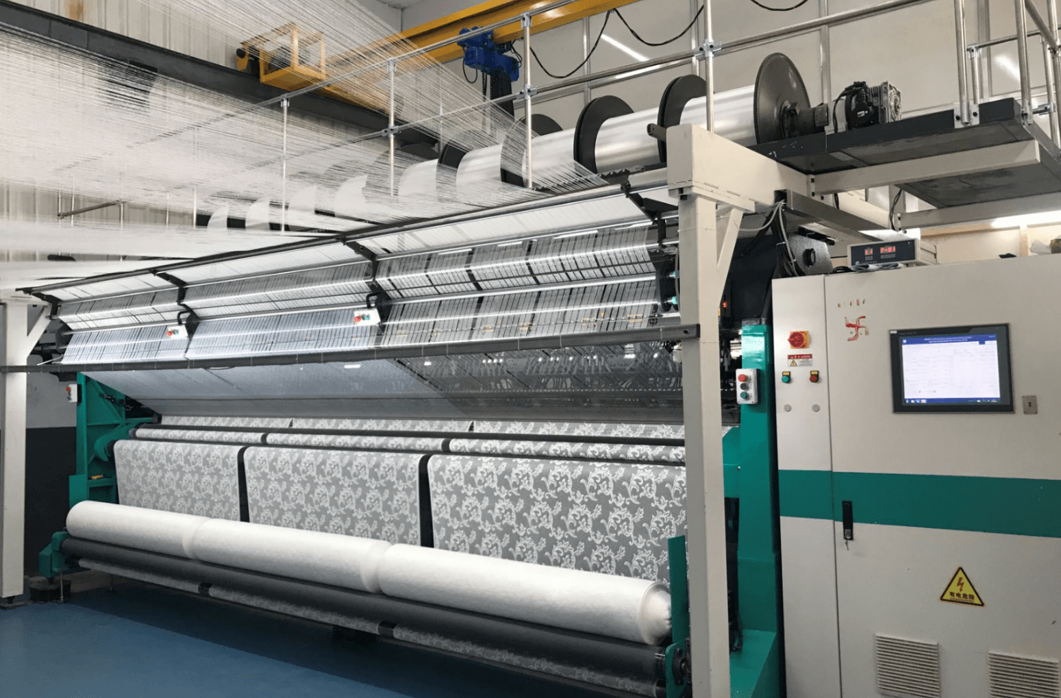 Cas de structure de tissu de machine de jacquard de Raschel